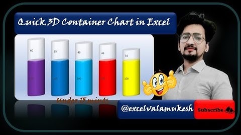 Quick 3D Container Chart In Excel //With @Excelvalamukesh //