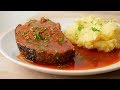 Hackbraten mit Sauce (Rezept) || Meat Loaf with Sauce (Recipe) || [ENG SUBS]