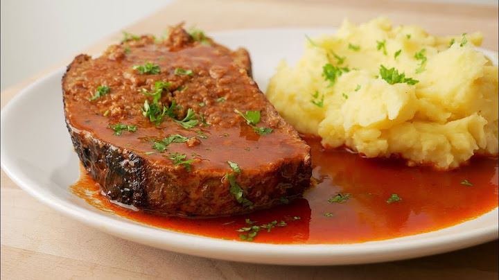 Hackbraten mit Sauce (Rezept) || Meat Loaf with Sauce (Recipe) || [ENG SUBS]