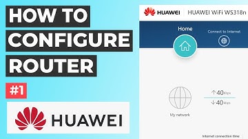 💡How to access HUAWEI router settings and how to configure Wireless Router v1