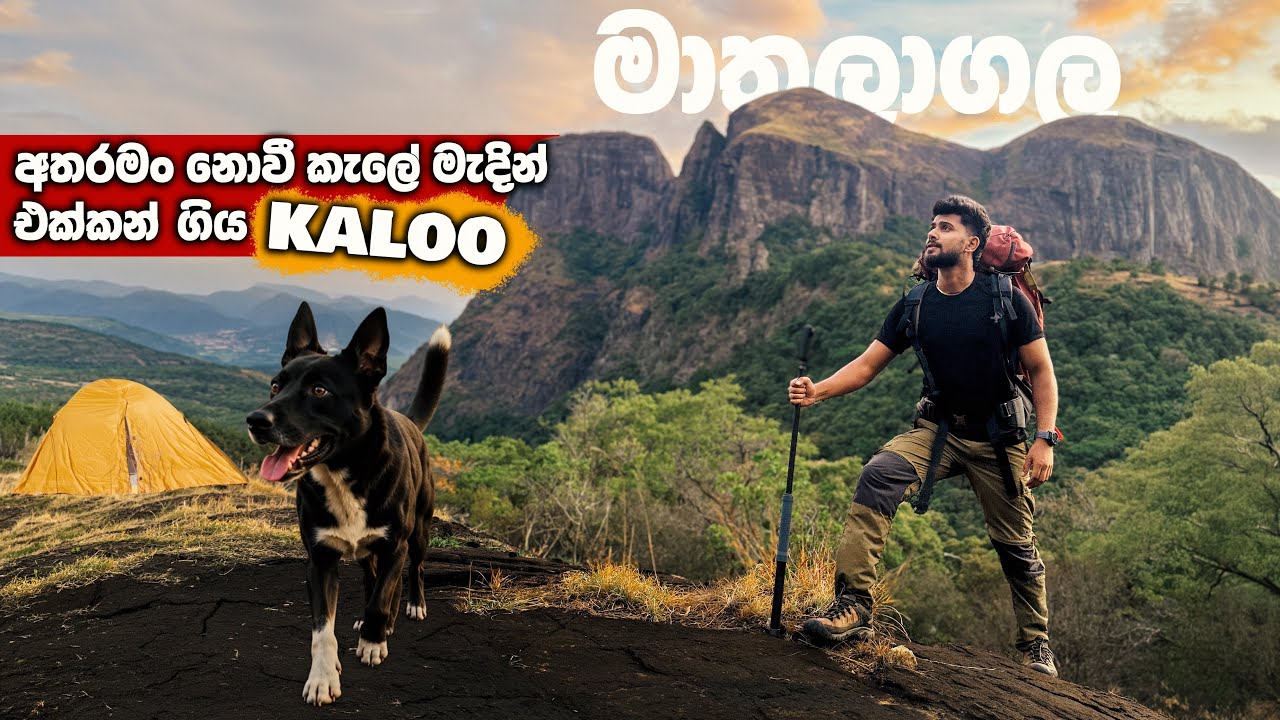 Mathalagala Pathana Camping | කලූ එක්කන් ගිය ගමන 🇱🇰📍