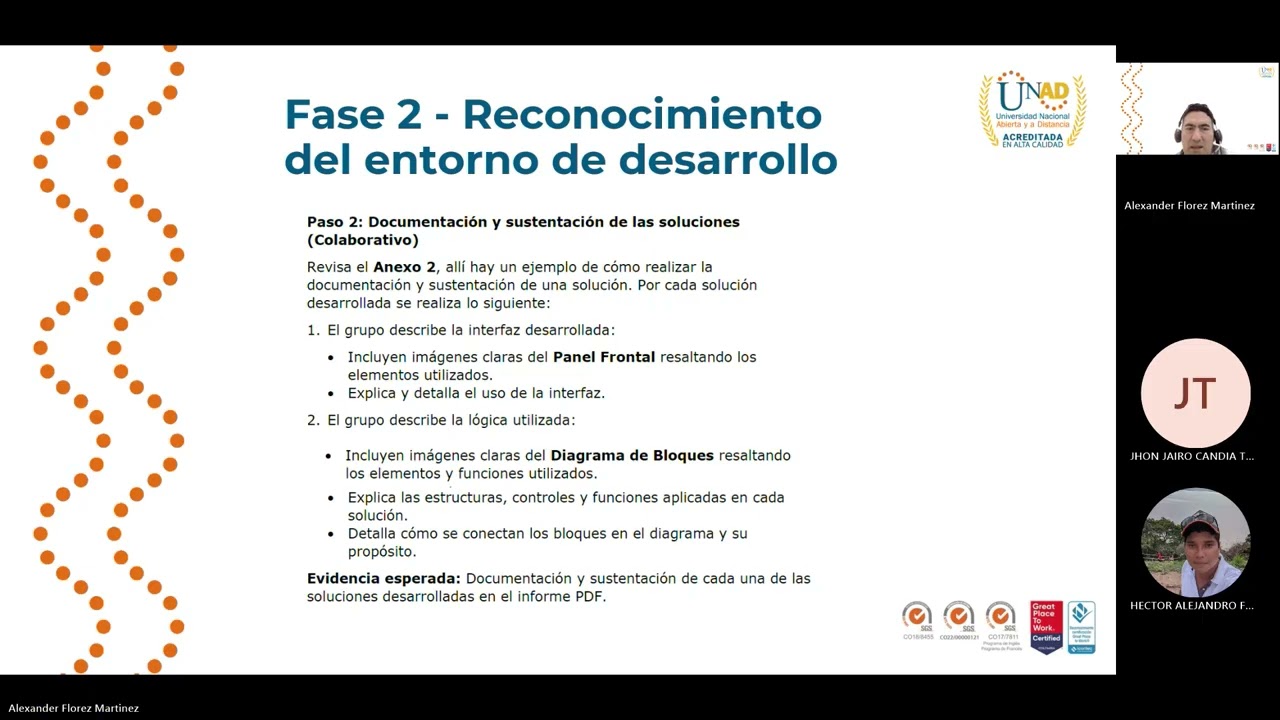 Reconocimiento del entorno de desarrollo RAC1 Software para ingeniería