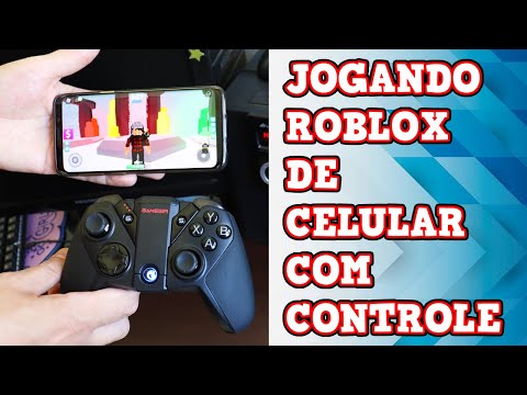 Jogando Roblox mobile com controle de Xbox one s (Também serve