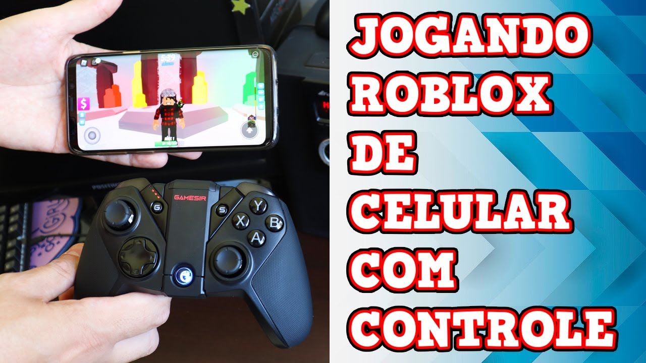 COMO JOGAR ROBLOX COM CONTROLE 