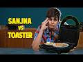 Chef sanjna vs toaster  stuffed mushrooms pizza pocket pina colada pancakes  challenge  cookd