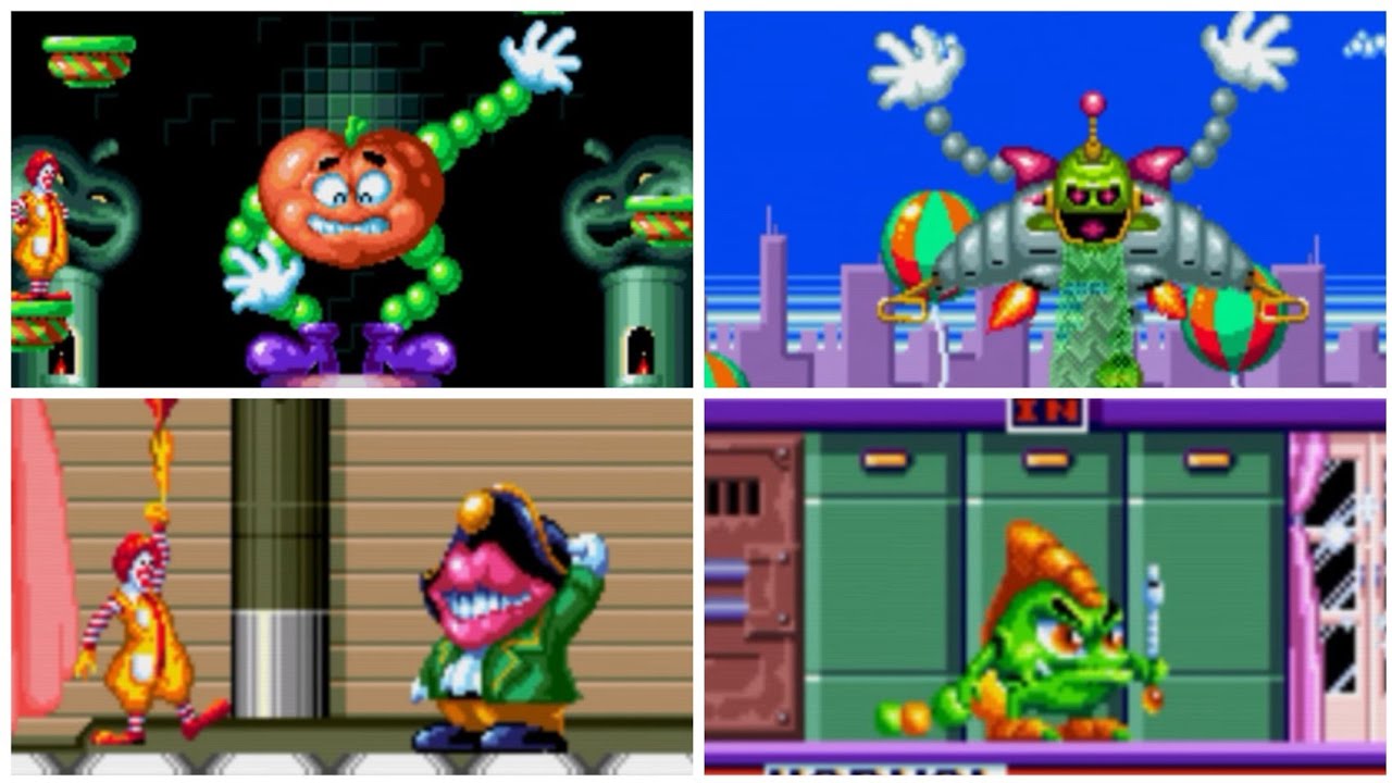 McDonald's Treasure Land Adventure - All Bosses - YouTube