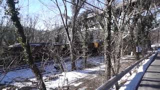 CSX Coal EB under the 340 bridge w/Rear DPU 1/22/2022