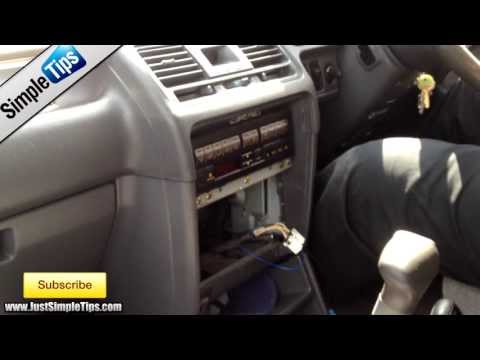 Radio Removal Mitsubishi Pajero | JustAudioTips