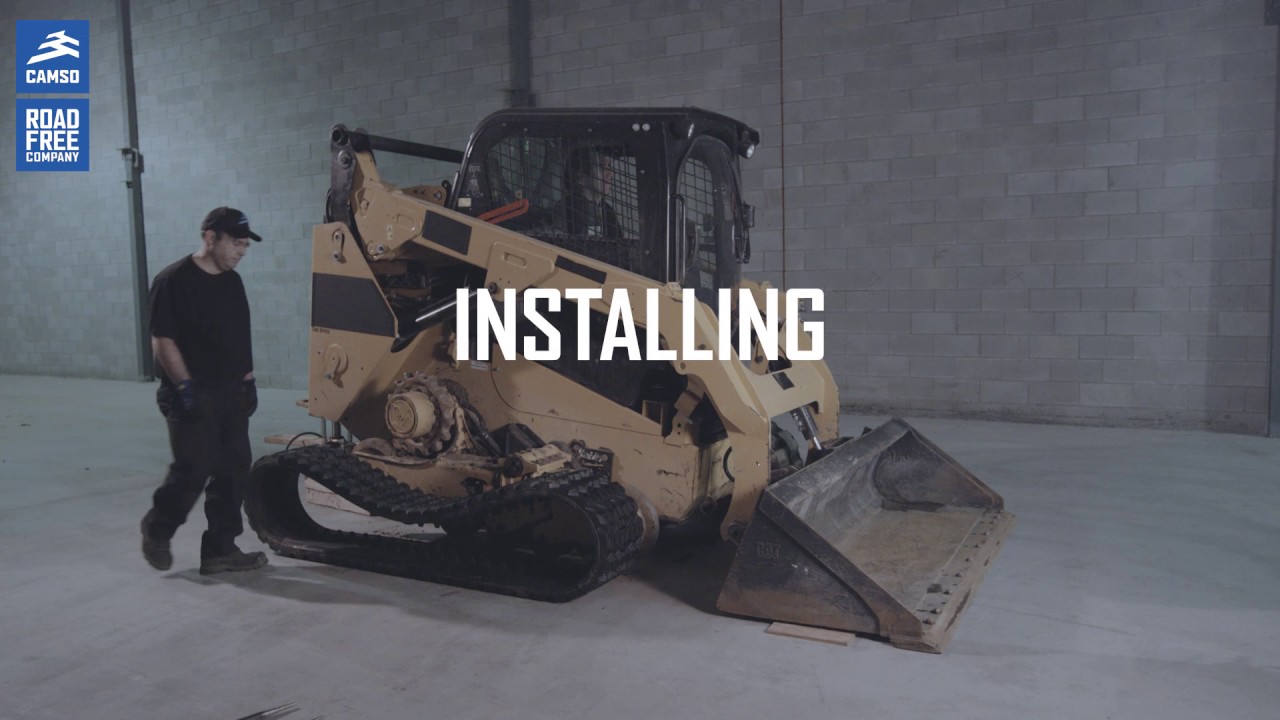 How to install Camso CTL tracks for Compact track loader