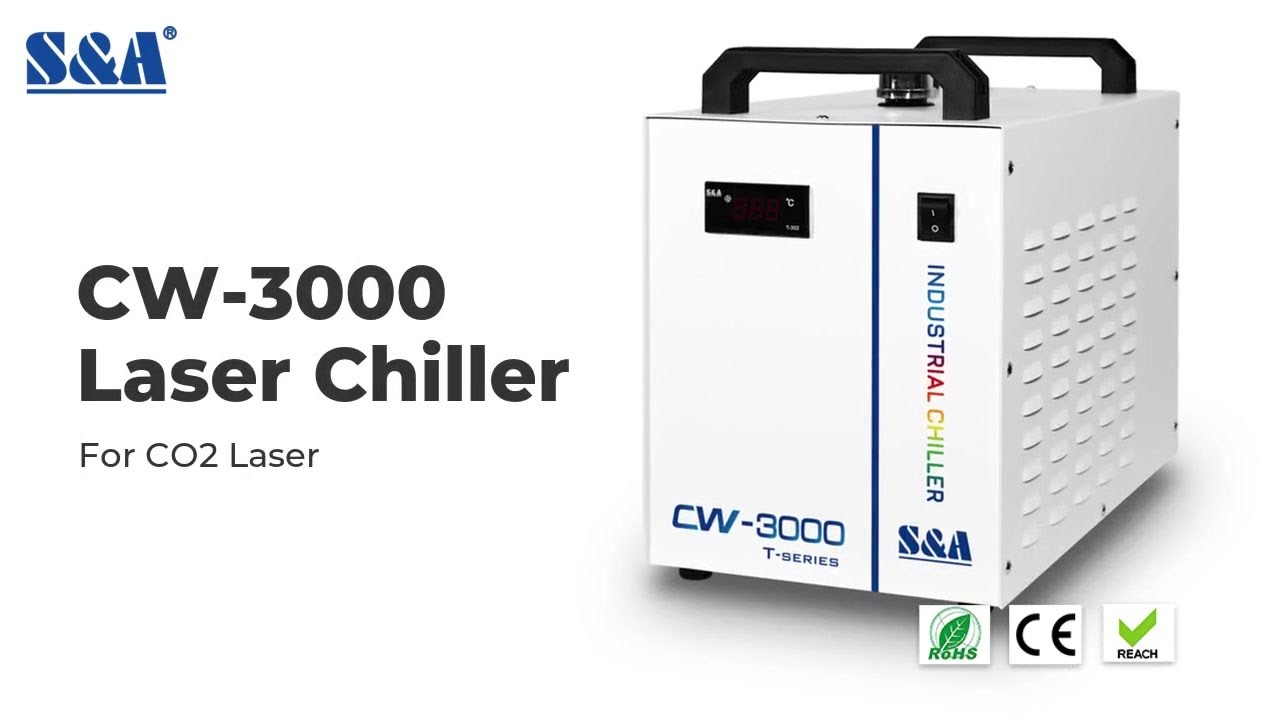 CW-3000 Chiller for CO2 Laser Engraving Machine 