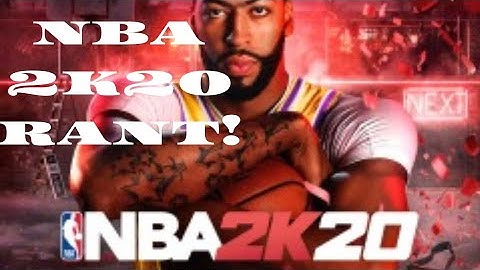 NBA 2K20 RANT! - I Cuss 2k Out - 2k Rage - Game Rage