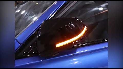 iJDMTOY Smoked Lens Sequential LED Side Mirror Turn Signal Light For BMW Demo Video