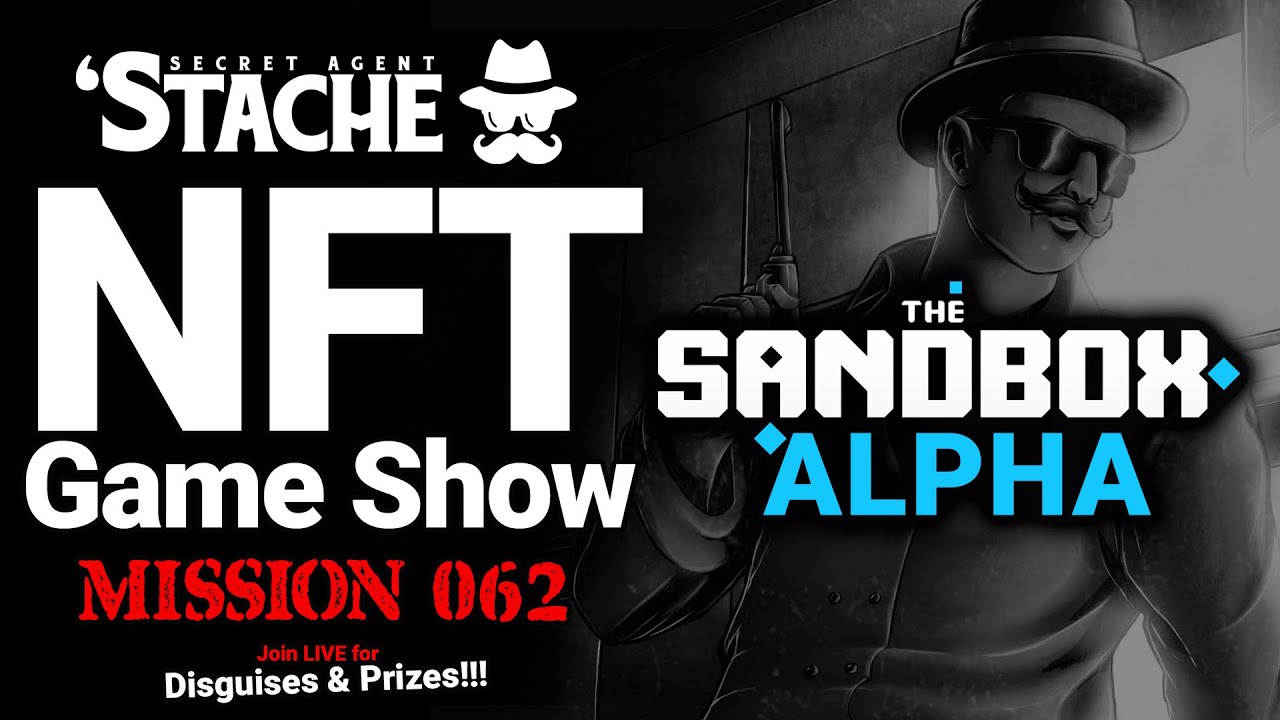 Sandbox Game ALPHA - Earning 1000 FREE $SAND (Secret Agent 'Stache)