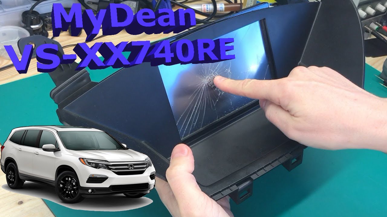 Атомагнитола MYDEAN VS-XX740RE // Замена сенсора, прошивка - YouTube