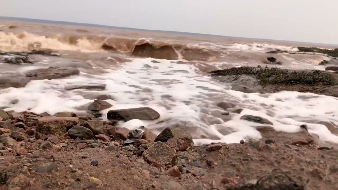 Hopewell Rocks in Fundy National Park, New Brunswick, Canada on August 4, 2025