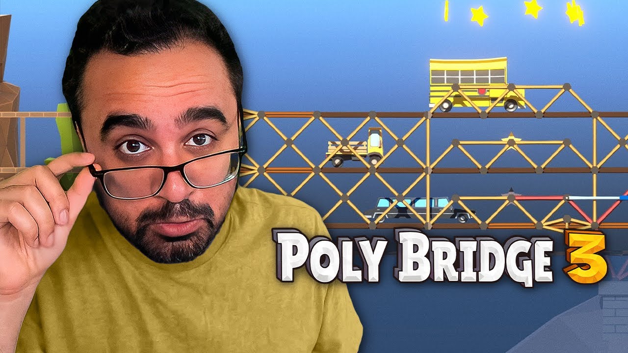 Am I a GENIUS Engineer!? Squeex plays Poly Bridge 3!