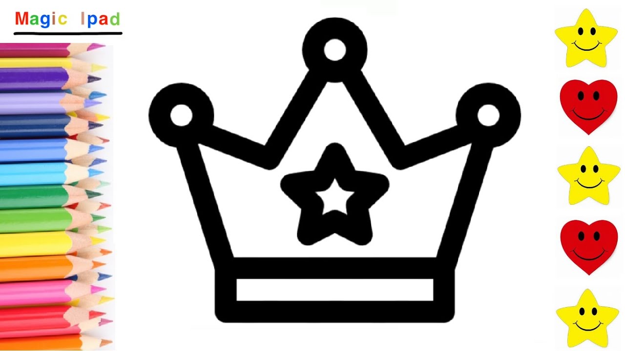 images Dibujos De Coronas Faciles Para Dibujar como dibujar una corona estrella dibujos para ninos how to draw a crown with star drawings