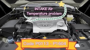 P0113 Toyota // P1604 Toyota // Intake Air Temperature P0113 / P0112 / P0111 /Engine code 3 Minutes