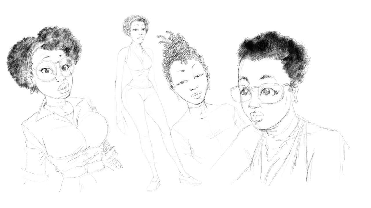 [Digital Draw]"1ere Phase" Recherche de personnages