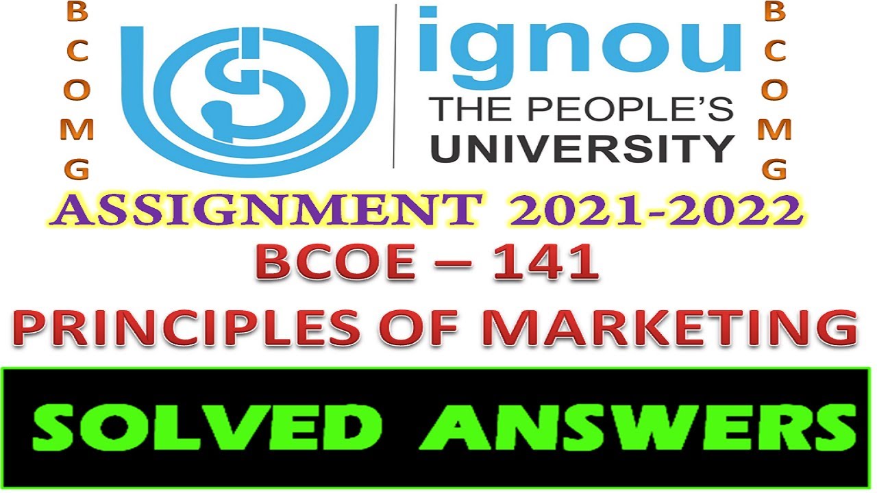 ignou bcomg solved assignment 2021 22 free download