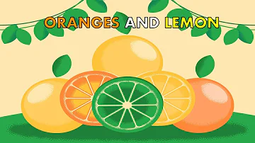 Oranges and Lemon Song | Oranges & Lemon are good for your tummy | Nursery Rhyme | The Kid Next Door