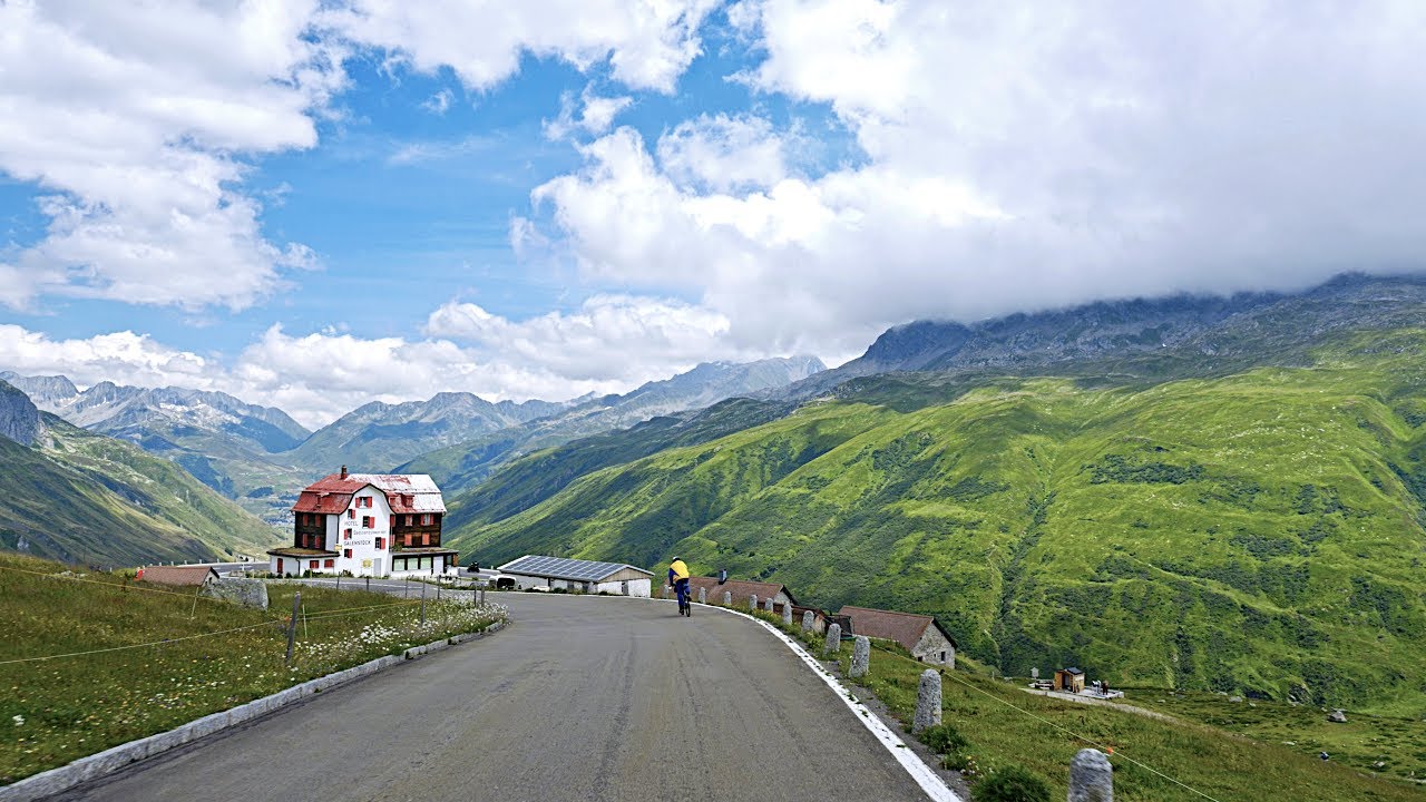 4K Scenic Drive to Furka Pass  Grimsel Pass to Andermatt Switzerland Remake