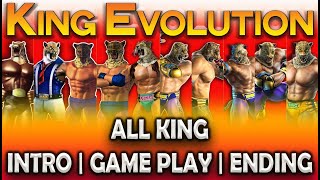 Tekken King Evolution (1995 - 2020) - All King Intros | Game Plays | Endings