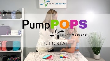 Apply and Remove PumpPOPS™ Reusable Omnipod® Covers  I  Sugar Medical