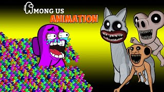 어몽어스 VS 좀비 애니메이션 ( Zoonomaly ) - AMONG US FUNNY ANIMATION