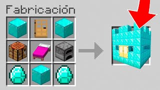 MINECRAFT pero PUEDES CRAFTEAR UNA CASA DE CUALQUIER OBJETO 😱😍 MINECRAFT es ALEATORIO