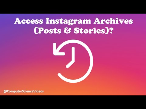 How to Access Instagram Archives (Posts & Stories) On a Mac Computer | New