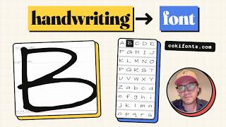 Turn Your Handwriting Into a Font in Minutes (AI Font Generator Demo) screenshot 2