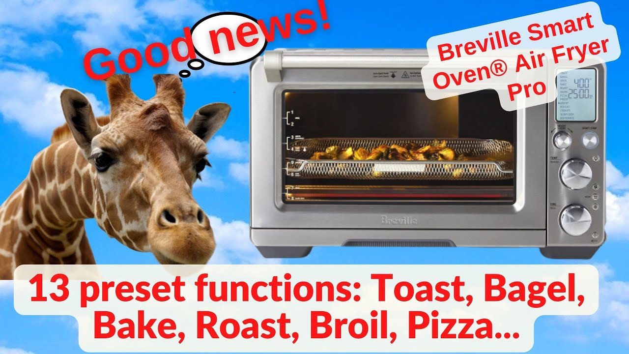 Breville Smart Oven, 13 preset functions Toast, Bagel, Bake, Roast