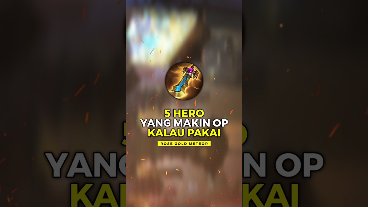 5 HERO YANG MAKIN OP PAKAI ROSE GOLD METEOR ! 