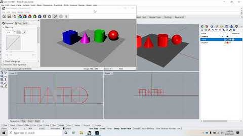 Rhino Training Manual Level 1  — Exercise 1: Rhino Basics