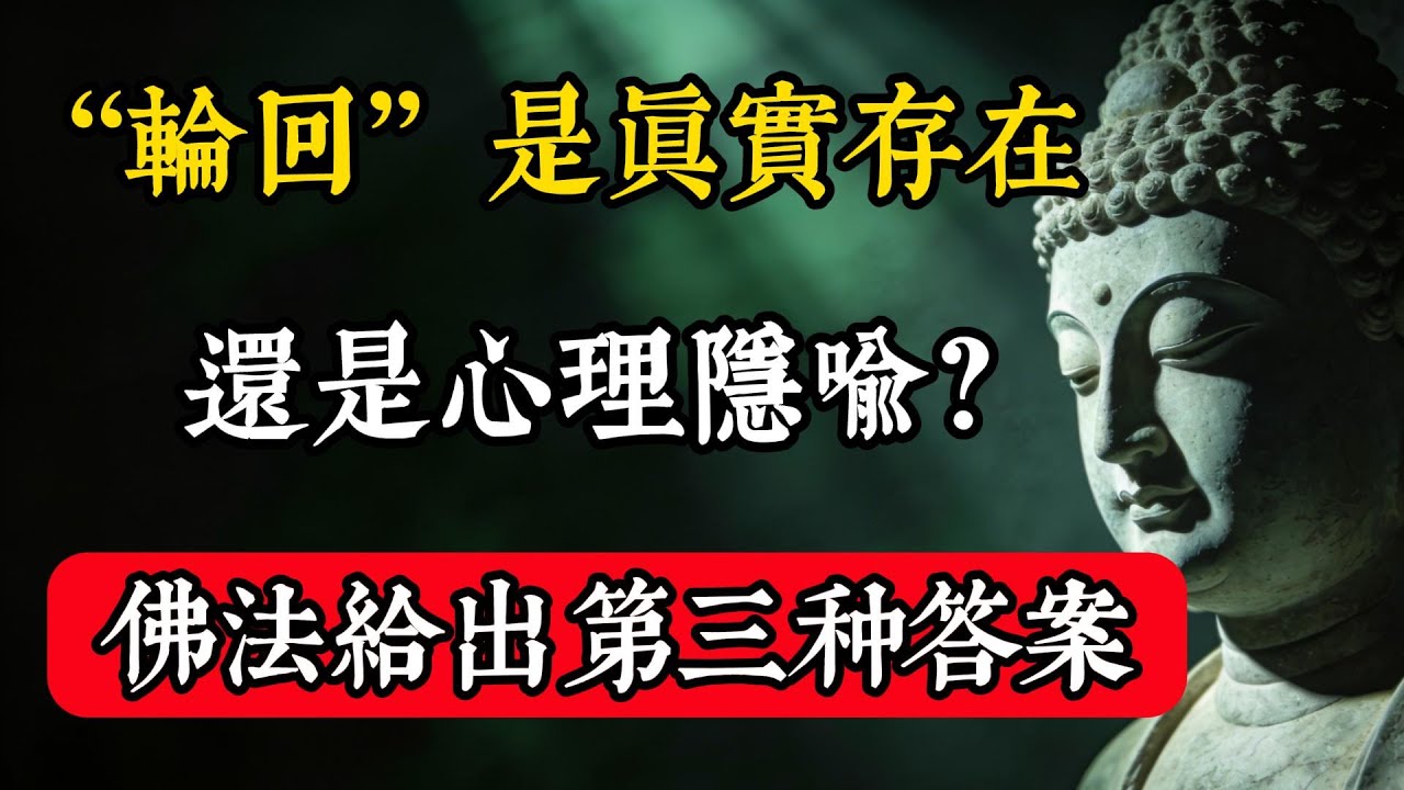 “輪迴”是真實存在，還是心理隱喻？佛法給出第三種答案！#輪迴真相 #覺照當下 #佛法修行 #佛法 #佛學知識 #佛學智慧 #修心修行 #佛教文化 #禪悟人生 #傳統文化