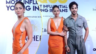 Mira Rajput & Ishaan Khatter Make A Stylish Entrance At GQ Red Carpet Event