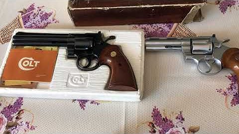 The original colt Python 357 magnum table top