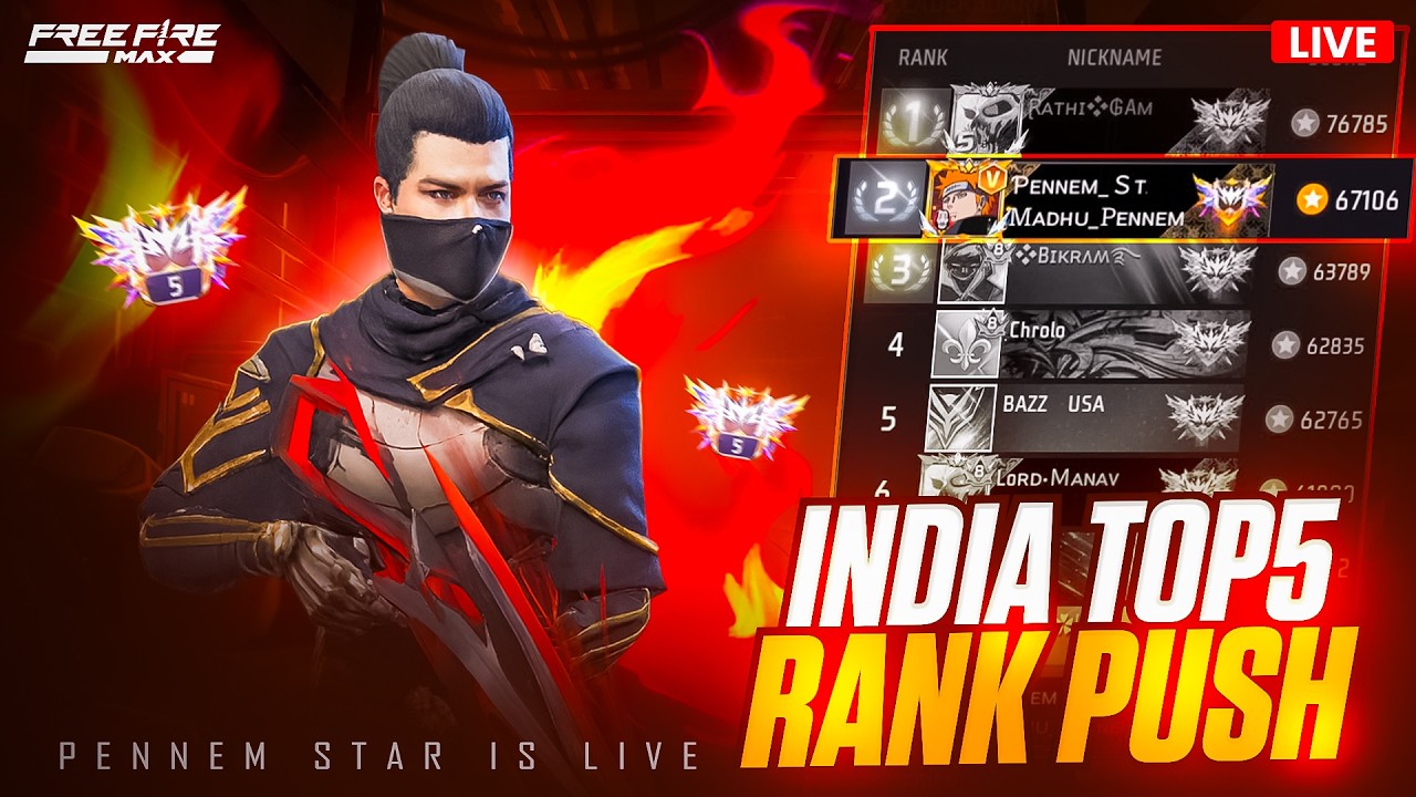 Pennem Star Scarlet Bundles GRANDMASTER m590 gameplay#telugu #freefire