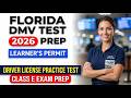 Florida DMV Learner's Permit Test Florida Driver License Practice Test 2026  Class E Exam Prep