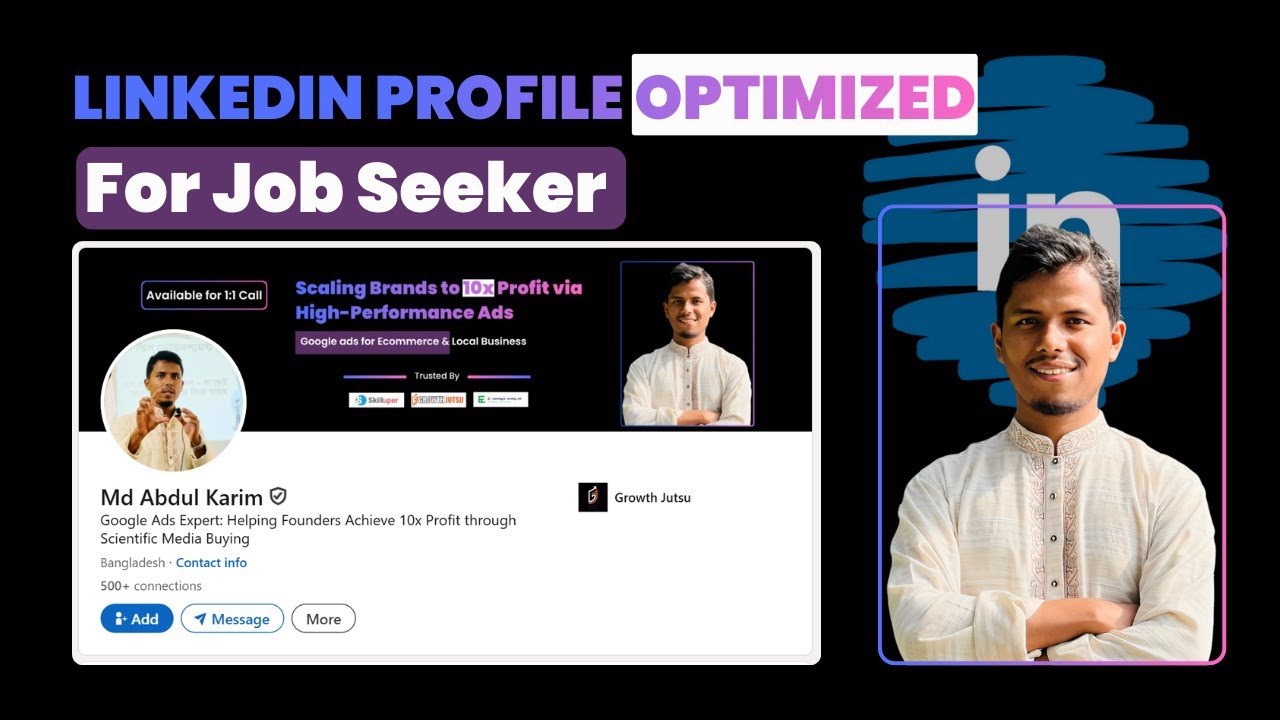 How to Optimize LinkedIn For Job Seeker (Part-1) - YouTube