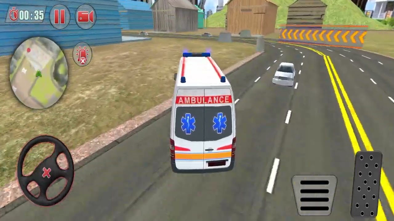 Ambulance Robot Car Transform - Emergency Robot City Rescue Simulator - Android Gameplay