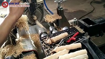 Máy tiện hạt tròn cnc SM-SH-50CNC I Máy tiện gỗ cnc 3 trục