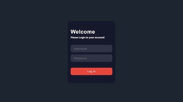 How To Create Login Form Using HTML & CSS | Step By Step Tutorial