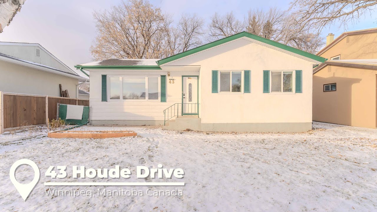 43 Houde Drive, Winnipeg YouTube