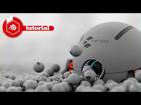 Blender molecular particles test