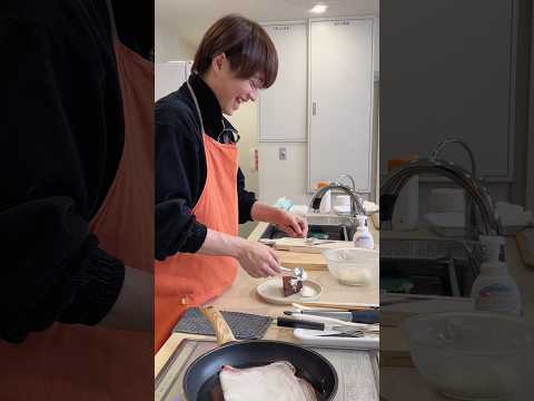 ガトーショコラ作り🍫最後まで見ると…👀 #福本大晴