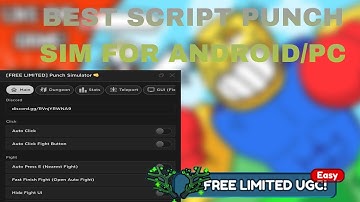 BEST SCRIPT PUNCH SIM FOR ANDROID/PC | AUTO CLICK | AUTO FIGHT | AUTO HATCH EGG | AUTO DUNGEON