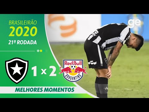 BOTAFOGO 1 X 2 BRAGANTINO| MELHORES MOMENTOS | 21ª RODADA BRASILEIRÃO 2020 | ge.globo