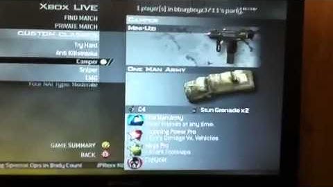 MW2 create a class video